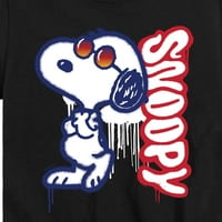 Кикирики - графити Снупи - графичка маица за кратки ракави за деца и млади