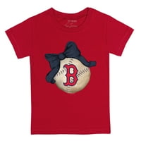 Детска Мала Репка Црвена Бостонска Црвена Значи Бејзбол Лак Маица