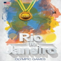 Олимпијада - Рио Де Жанеиро Ламиниран И Врамен Постер