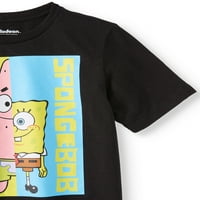 Никелодеон од Spongebob SquarePants Краток ракав Графички редовен пакет за маици
