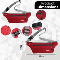 Нов стилски мултифункционален спортски чанта водоотпорен отворен работи за мажи и жени. - црвено