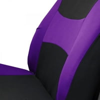 Групно светло и ветре Affb030102Purple Purple Flat Clain Front Car Coar Seat Cover со освежувач на воздухот